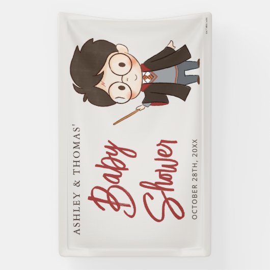 Simple Harry Potter-Baby shower Spandoek (Verticaal)