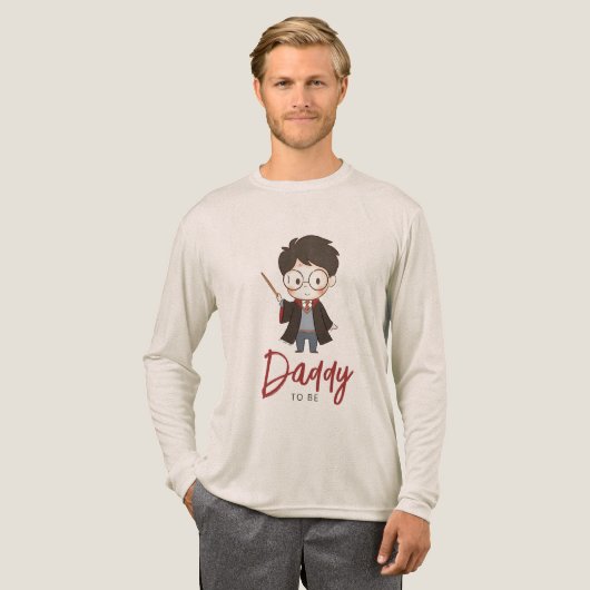 Simple Harry Potter-Baby shower Tri-Blend Shirt (Voorkant)