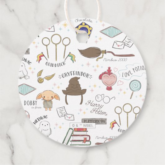 Simple Harry Potter - Dobby Baby Shower Bedankjes Labels (Achterkant)