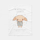Simple Harry Potter - Dobby Baby Shower Fleece Deken (Voorkant)