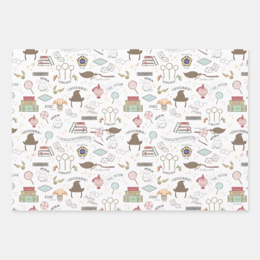 Simple Harry Potter - Dobby Baby Shower Inpakpapier Vel (Voorkant 3)