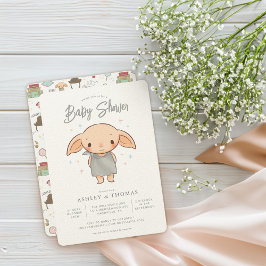Simple Harry Potter - Dobby Baby shower Kaart