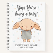 Simple Harry Potter - Dobby Baby shower Notitieboek (Voorkant)