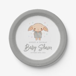 Simple Harry Potter - Dobby Baby Shower Papieren Bordje
