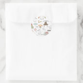 Simple Harry Potter - Dobby Baby Shower Ronde Sticker (Tas)
