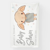 Simple Harry Potter - Dobby Baby Shower Spandoek (Verticaal)