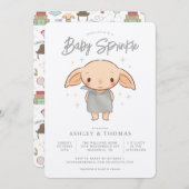 Simple Harry Potter - Dobby Baby Sprinkle Kaart (Voorkant / Achterkant)