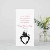 Simple Hearts Funny Beste Vrienden Valentijnse Kaa (Staand voorkant)