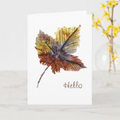 Simple Hello Card for Friend Kaart (Gele Bloem)