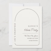 Simple Hens Party Invitation Route Sjabloon Kaart (Voorkant)