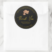 Simple Homemade Almond Oil Thank You Label (Tas)
