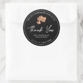 Simple Homemade Almond Oil Thank You Label (Tas)