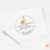 Simple Homemade Apricot infused Honey Label (Envelop)