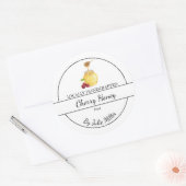 Simple Homemade Cherry infused Honey Label (Envelop)