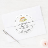 Simple Homemade Green Tea Label (Envelop)