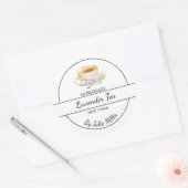 Simple Homemade Lavender Tea Label (Envelop)