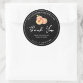 Simple Homemade Peach Jam Thank You Label (Tas)