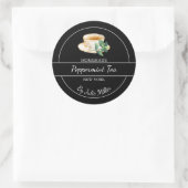 Simple Homemade Peppermint Tea Label (Tas)