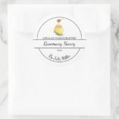 Simple Homemade Rosemary infused Honey Label (Tas)