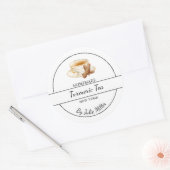 Simple Homemade Turmeric Tea Label (Envelop)