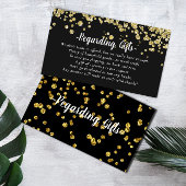 Simple Honeymoon Fund vrijgezellenfeest bruiloft Informatiekaartje