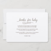 Simple Horse Baby shower Uitnodiging met jongensge (Achterkant)