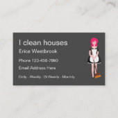 SImple House Cleaning Services Visitekaartjes (Voorkant)