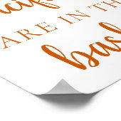 Simple How Many | Fall Orange Guessing Game Poster (Hoek)