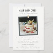 Simple Hung Photo Business Grand Opening Invite Bedankkaart (Voorkant)