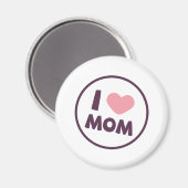 Simple I Love mama Moederdag | Magneet (Voorkant / Achterkant)