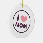 Simple I Love mama Moederdag | ORNAMENT (Rechts)