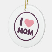 Simple I Love mama Moederdag | ORNAMENT (Links)