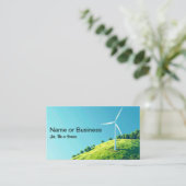Simple image of a wind turbine visitekaartje (Staand voorkant)