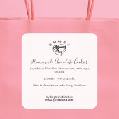 Simple Ingredient Label Heart Box Valentines Day