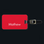 simple initial letter monogram add your name lett  bagagelabel<br><div class="desc">design</div>