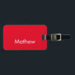 simple initial letter monogram add your name lett  bagagelabel<br><div class="desc">design</div>