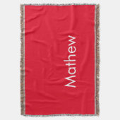 simple initial letter monogram add your name lett deken (Voorkant Verticaal)