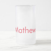 simple initial letter monogram add your name lett matglas bierpul (Center)