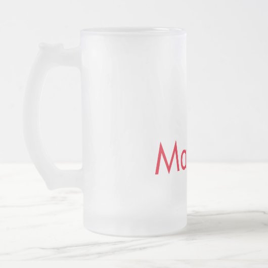 simple initial letter monogram add your name lett matglas bierpul (Links)