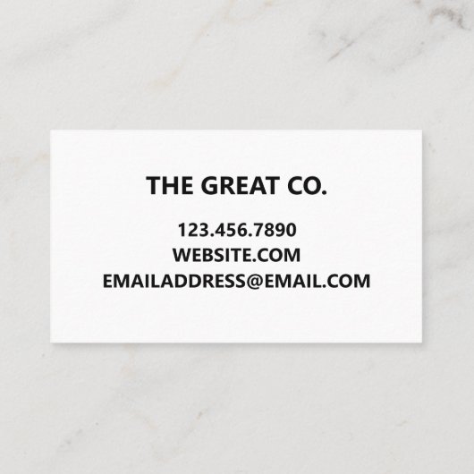 Simple Instagram Visitekaartje (Achterkant)