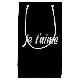 Simple Je T'aime I Love You Valentijn | Cadeautasj Klein Cadeauzakje