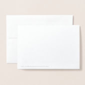 Simple Joy Photo Silver Script Folie Kaart voor Ke (Met envelop)