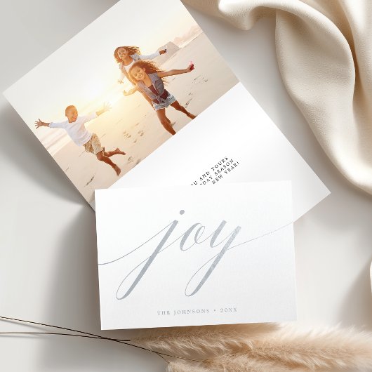 Simple Joy | Vakantiefoto Silver Folie Kaarten