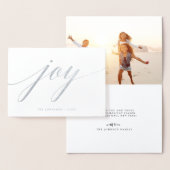 Simple Joy | Vakantiefoto Silver Folie Kaarten (Display)