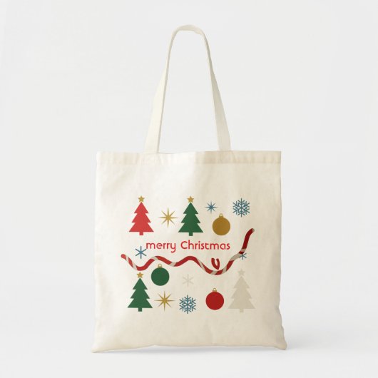 Simple Joys Christmas Tote Bag (Voorkant)
