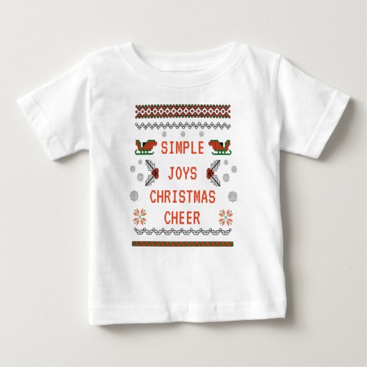 Simple Joys Ugly Sweater Christmas Kids Toddlers  (Voorkant)