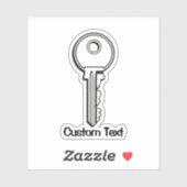 Simple Key Sticker (Vel)