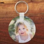 Simple Kids Two Photos Keepsake Sleutelhanger (Voorkant)