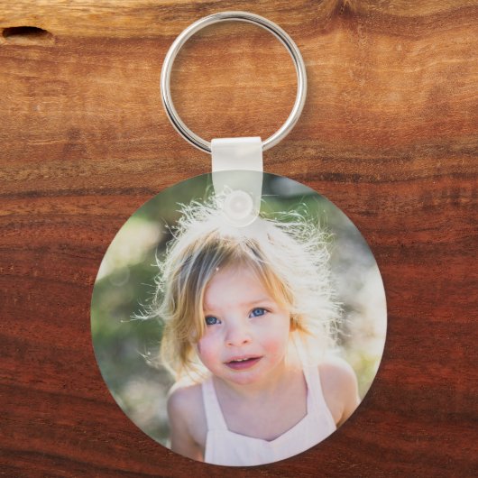 Simple Kids Two Photos Keepsake Sleutelhanger (Voorkant)