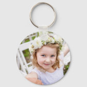 Simple Kids Two Photos Keepsake Sleutelhanger (Achterkant)